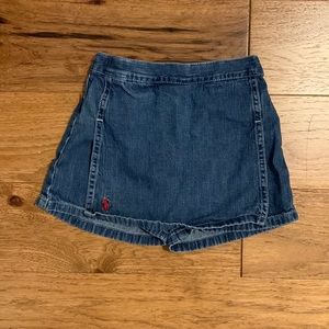 Ralph Lauren denim skort/skirt with elastic waist. Size 3T sold